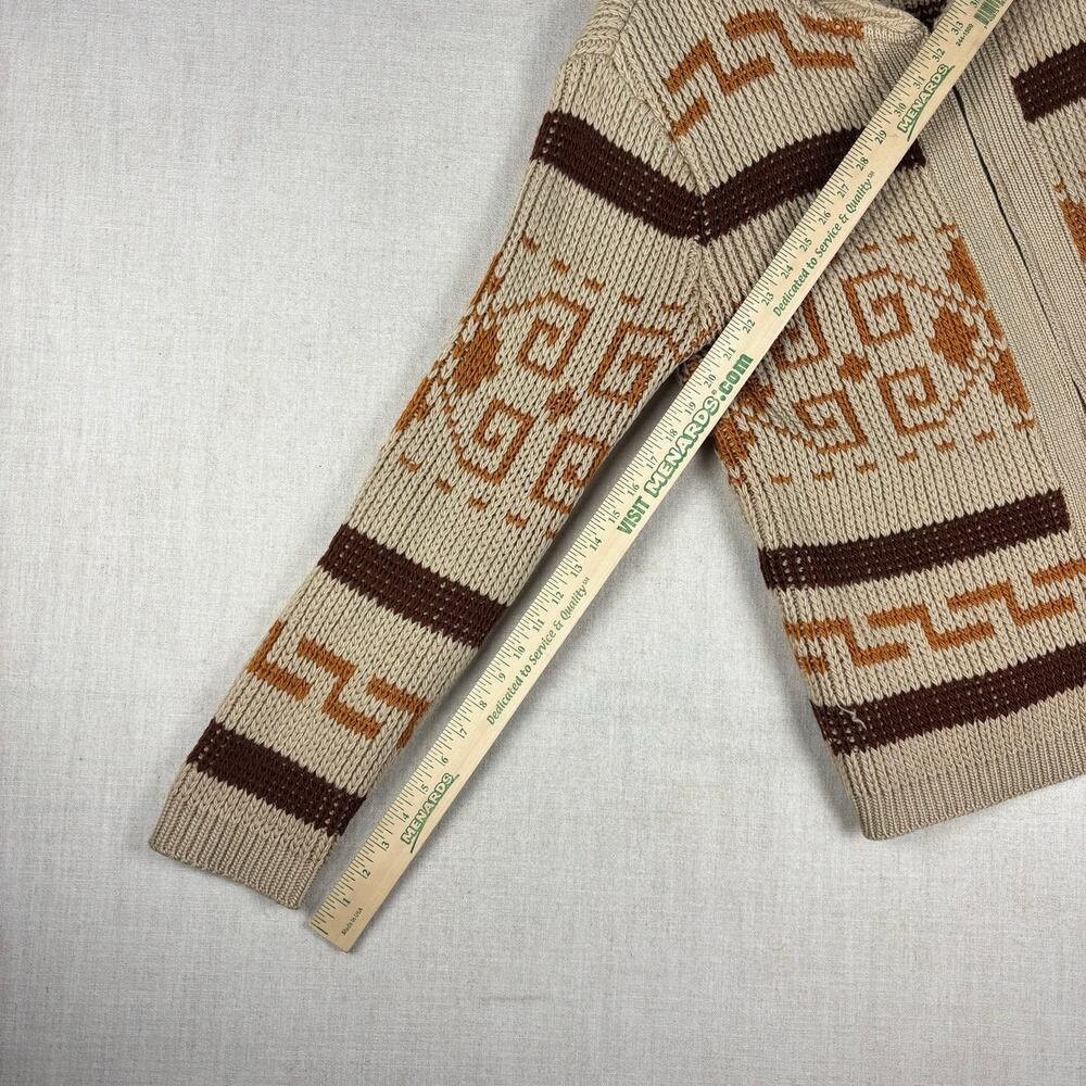 Vintage Pendleton Big Lebowski Westerly 1970s Original Cardigan Sweater Large - Picture 8 of 10